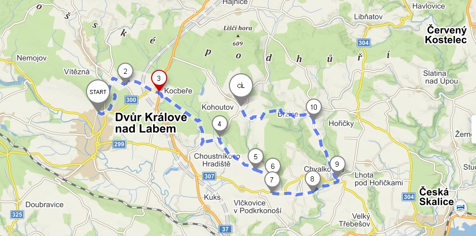 Trasa 2020 - 30km - ZRUŠENO